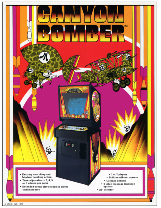 Canyon Bomber [No sound] Arcade Game Cover
